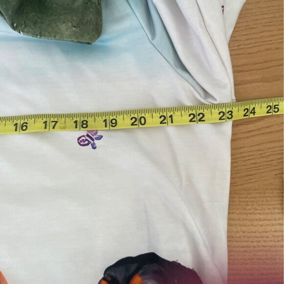 Dachshund Print Long Sleeve Shirt Womens 1XL Smooth Wired Long Haired Dog Top - Picture 7 of 8